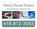 Marie Claude Dubois, massothérapie professionnelle